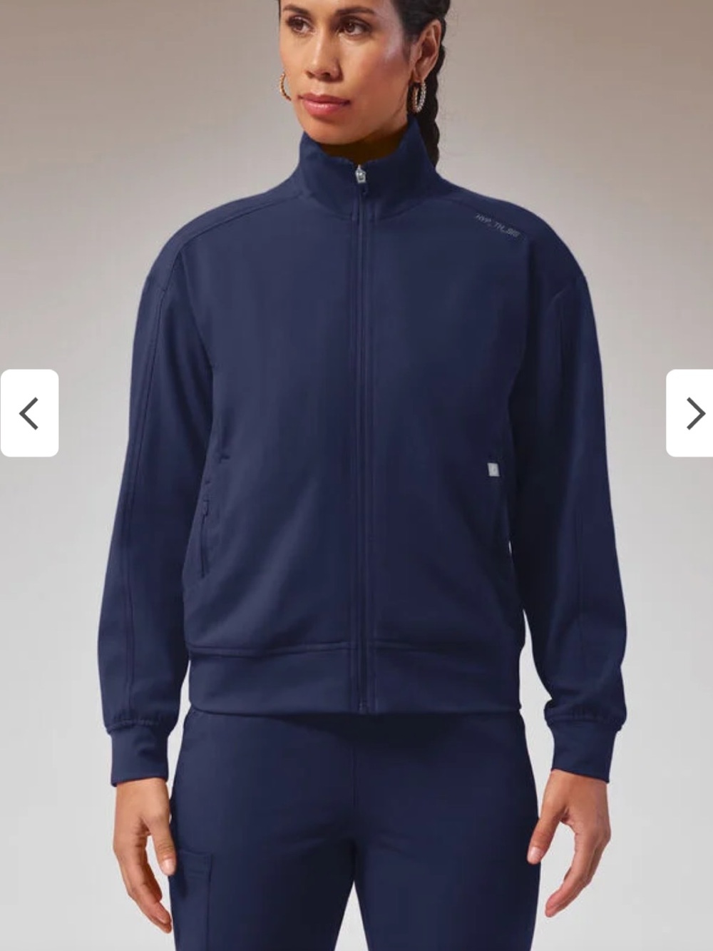 HYPOTHESIS base scrub jacket - navy medium